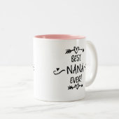 Beste Nana je Zweifarbige Tasse (VorderseiteRechts)