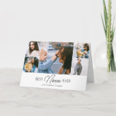 Beste Nana jemals Calligraphy Foto Card Karte (Vorderseite)