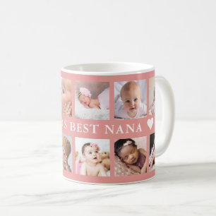 Beste Nana Pink 12 Foto-Collage der modernen Welt  Kaffeetasse