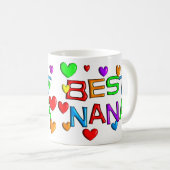 Beste Nana-T - Shirts u. -geschenke Kaffeetasse (VorderseiteRechts)