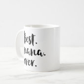 Beste Nana überhaupt Kaffeetasse (Vorderseite Links)