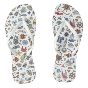 Beste nautische Flip-Flops von der Küste entworfen Badesandalen