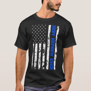 Beste Nephew-Familie je US-Vintage Flaggenfamilie  T-Shirt