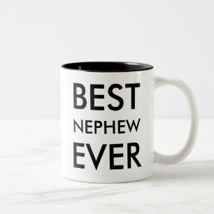 Beste Nephew-Tasse   Tante-Onkel-Geschenk für Jung Zweifarbige Tasse