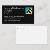 Beste neue Handyman-Visitenkarten Visitenkarte (Vorne/Hinten)
