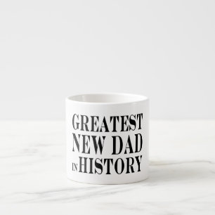 Beste neue Vater-bestster neuer Vater in der Espressotasse