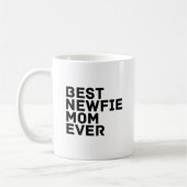 Beste Newfie-Mama je - Neufundland-Hund Kaffeetasse (Links)