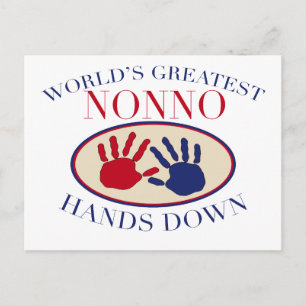 Beste Nicht-Hände nach unten Postkarte