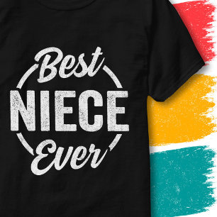 Beste Nichte Aller Zeiten Zitat Retro Vintage Lust T-Shirt