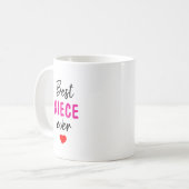 Beste Nichte überhaupt Kaffeetasse (Vorderseite Links)