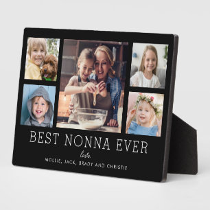 Beste Nonna je 5-Foto Collage Halten Sie sich an d Fotoplatte