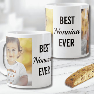 Beste Nonnina Aller Zeiten Individuelles Foto-Tass Jumbo-Tasse