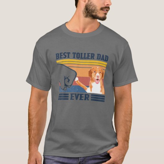 Beste Nova Scotia Duck Tolling Retriever Vater T-Shirt (Vorderseite)