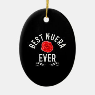 Beste Nuera je spanische Tochter im Jura Keramik Ornament