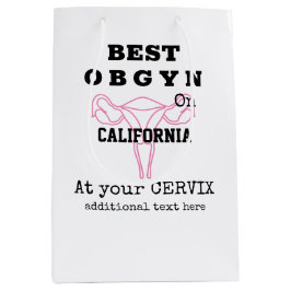 Beste OBGYN auf Stadt oder Stadt Gynäkologe Mittlere Geschenktüte