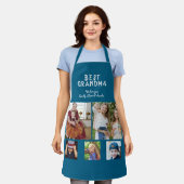 Beste Oma 5 Foto Collage Keepake Schürze (Getragen)