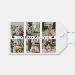 Beste Oma Aller Foto-Collage – Geschenk mit Herzen Geschenkanhänger