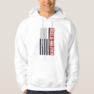 Beste Oma Aller Patrioten Flagge Vektor Design_1 Hoodie