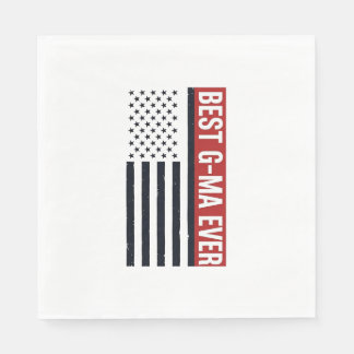 Beste Oma Aller Patrioten Flagge Vektor Design_1 Serviette