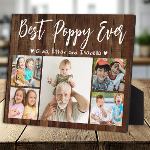 Beste Oma Aller Zeiten 5 Enkelkinder Foto Collage  Fotoplatte