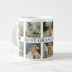 Beste Oma Aller Zeiten Foto-Kollage – Geschenk mit Jumbo-Tasse