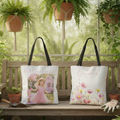 Beste Oma Aller Zeiten Foto Pinke Wildblume Tasche