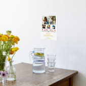 Beste Oma-Blume 5 Foto Collage Keepake Foliendrucke (Ablage(Küche))