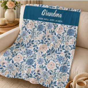 Beste Oma Blumen Ever Frohen Großelterntag Fleecedecke