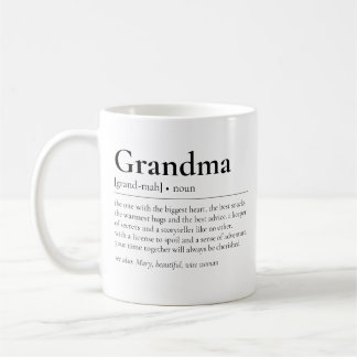 Beste Oma Definition Moderne Großmutter Kaffeetasse