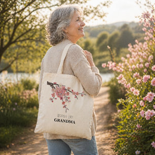 Beste Oma der Welt Floral Aquarell  Tragetasche