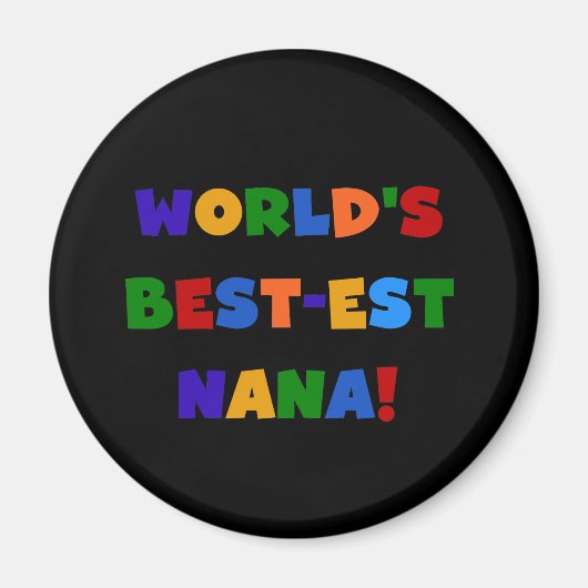 Beste Oma der Welt Geschenke in hellen Farben Magnet (Vorne)