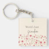 Beste Oma der Welt - Schlüsselanhänger (Vorderseite)