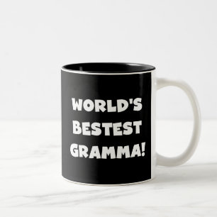 Beste Oma der Welt Schwarz oder Weiß Zweifarbige Tasse