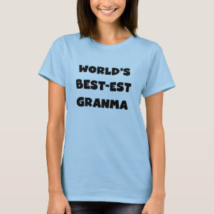 Beste Oma der Welt Schwarzweiß T-Shirt