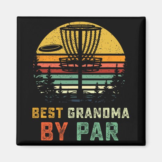 Beste Oma Disc Golf Geschenk Großmutter Frisbees D Magnet (Vorne)