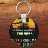 Beste Oma Disc Golf Geschenk Großmutter Frisbees D Schlüsselanhänger (Vorderseite)
