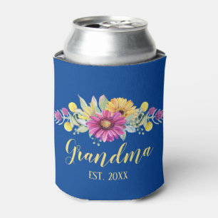 Beste Oma Elegante Floral Daisy Dosenkühler