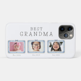 Beste Oma Est Benutzerdefiniertes Datum 3 Foto Cut Case-Mate iPhone Hülle