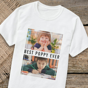 Beste Oma Ever Enkelkinder 2 Fotocollage T-Shirt