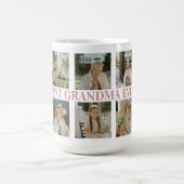 Beste Oma ever Foto Collage – Geschenk mit Herzen Kaffeetasse (Mittel)