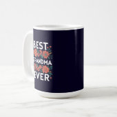 Beste Oma ever Kaffeetasse (Vorderseite Links)