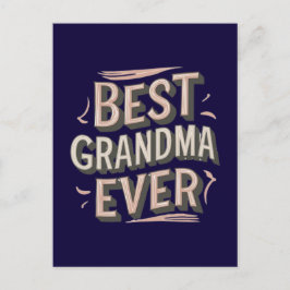 Beste Oma ever Postkarte