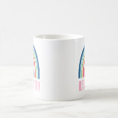 Beste Oma Ever Regenbogen Kaffeetasse (Mittel)