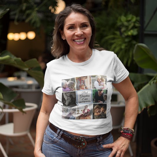 Beste Oma-Foto-Collage für benutzerdefinierten Tex T-Shirt