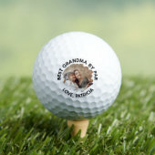 Beste Oma für Par mit benutzerdefiniertem Foto und Golfball (Insitu T-Shirt)