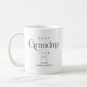 Beste Oma-Geschenk Personalisiert Kaffeetasse (Links)