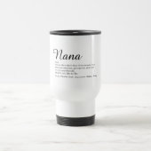 Beste Oma, Großmutter Definition Script Reisebecher (Mittel)