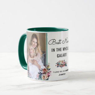Beste Oma im ganzen Galaxie-Oma-Geschenk-Foto Tasse