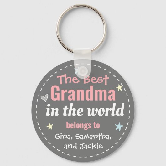 Beste Oma im Schlüsselanhänger des Individuellen N (Vorderseite)