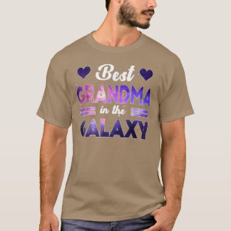 Beste Oma in der Galaxy Happy Elterntag Krawatte T-Shirt